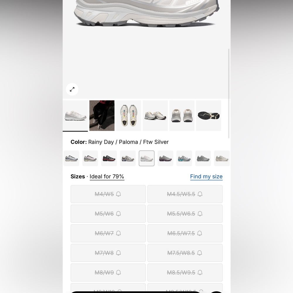 NEW Salomon XT 6 Sneakers Unisex - Picture 8 of 8